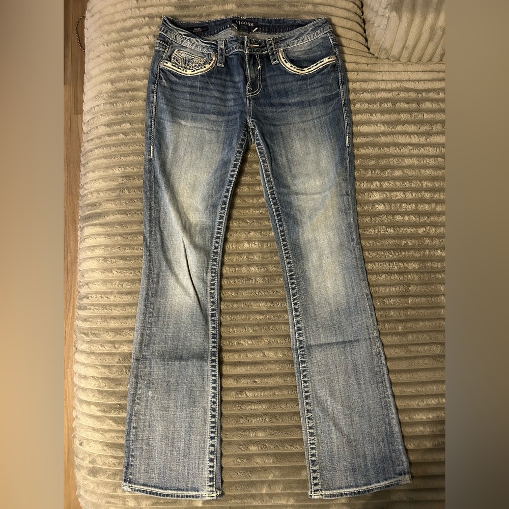 Vigoss Women's Blue Boot Cut Jeans